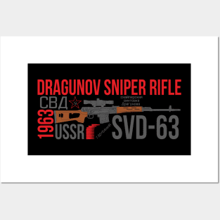 The Legendary Dragunov Sniper Rifle Posters and Art